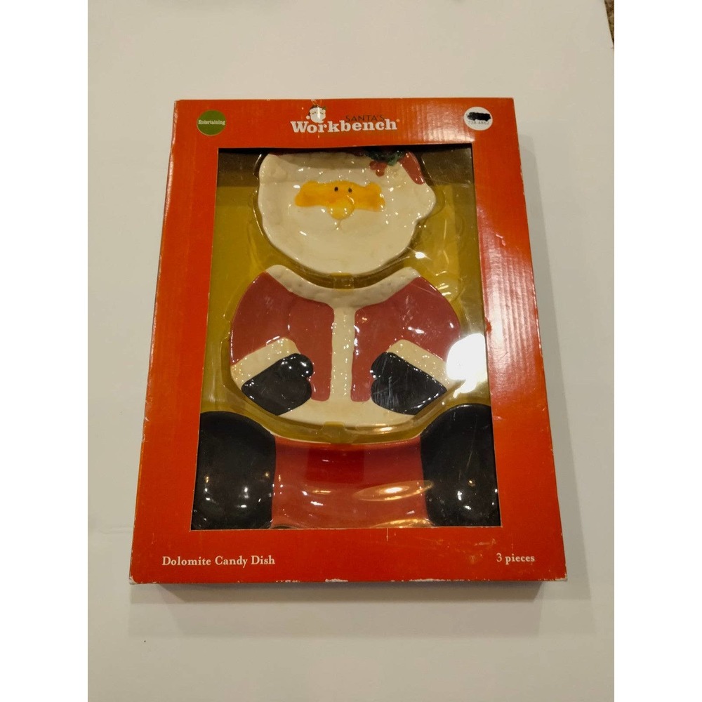 2004 Santa Candy Dish Boxed